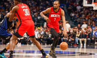 杜兰特27分浓眉29+8 弗拉格19分独行侠胜火箭