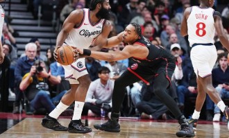 小卡缺战哈登31+10巴恩斯24+7+6 快船加时擒猛龙